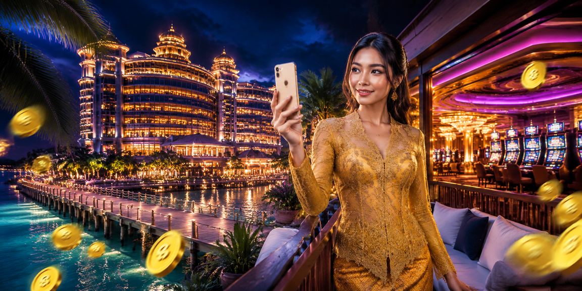 Pemain di Genting Highlands menikmati permainan kasino mudah alih dengan gaya kebaya tradisional